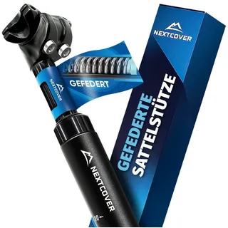 NEXTCOVER NEXTCOVER® Sattelstütze gefedert - Das Original - mit Comfort-Spring Technologie Einheitsfarbe 27,2 MM