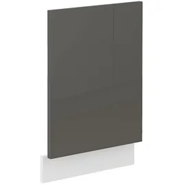 Küchen-Preisbombe Frontblende Geschirrspüler integriert 45 cm Grau