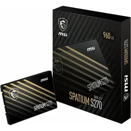 MSI Spatium S270 960GB, 2.5" / SATA 6Gb/s (S78-440P130-P83)