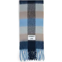 verb to do Schal in blau braun - 0001 | Gr.: onesize