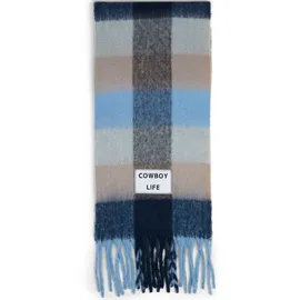 verb to do Schal in blau braun - 0001 | Gr.: onesize