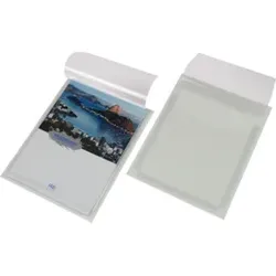 Eichner selbstklebende Tasche aus transparenter Vinyl-Folie DIN A4 10 Stk.