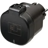 Brennenstuhl WA 3000 XS02 Wifi-Steckdose für den Außenbereich schwarz, Smart-Steckdose (1294860)