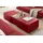 W.Schillig Hocker taboo Leder 130 x 41 x 64 cm Rot
