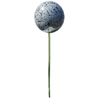 Jürgen Bocker - Gartenambiente Gartenstecker Rosenkugel Edelstahl weiß Stab 80 cm Gartenstecker Beetstecker