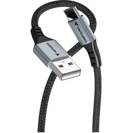 Verbatim USB-A auf USB-C 12 m Schwarz