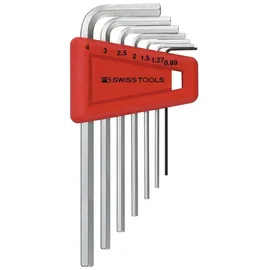 PB SWISS TOOLS Winkelschraubendreher- Satz im Kunststoffhalter 7-teilig 0,89-4mm