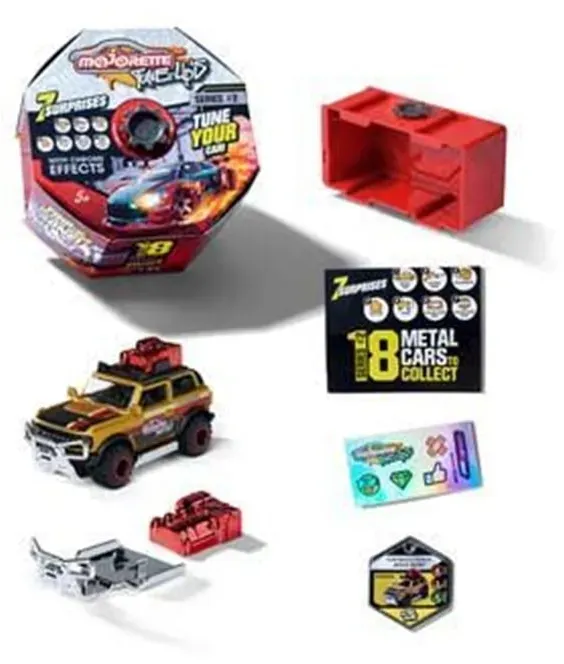 Tune up's 2 chrome effect w/accessories 7.5cm - w/price tag