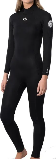 RIP CURL WOMENS FREELITE 4/3 BACK ZIP GB Full Suit 2025 black - 6