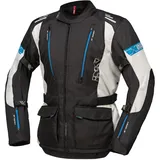 IXS Lorin ST Textiljacke Schwarz/Grau/Blau XL