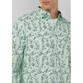 s.Oliver Langarmhemd mit All-over-Print Mehrfarbig M