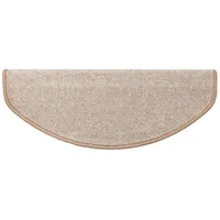 Floordirekt Stufenmatte Sundae Beige 69 23,5 x 65 cm Halbrund