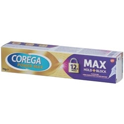 Corega Power Max Hold + Block