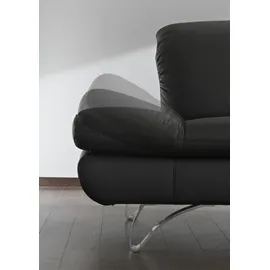 PLACES OF STYLE Couch 2-Sitzer schwarz