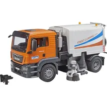 Bruder 03780 - MAN TGS LKW Straßenreinigung gelb/weiß 1:16