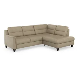 sit&more Ecksofa »Farö L-Form« inklusive Federkern, wahlweise mit Bettfunktion und Bettkasten