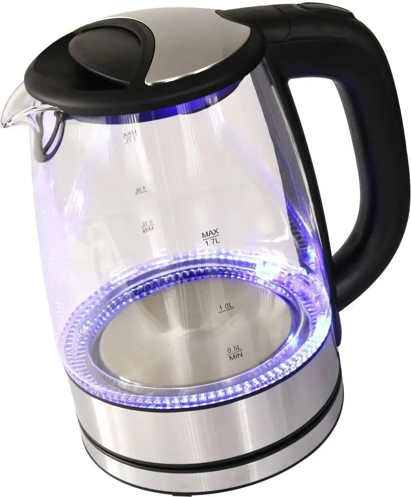 DESKI Glas-Wasserkocher mit LED-Beleuchtung - neu umverpackt
