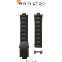 Hamilton Metall Khaki Sub Ii, Iii Band-set Edelstahl H695.745.101 - schwarz