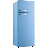 GK210-2 LB Retro-Kühl-Gefrierkombination (206 l, 1430 mm hoch, Blau)