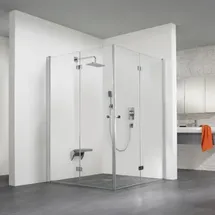 HSK Exklusiv Eckdusche mit Drehfalttüren 90 x 200 cm 426018-41-120