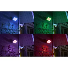 Philips Außenwandleuchte Aluminium 15,3 cm inkl. Bewegungsmelder schwarz