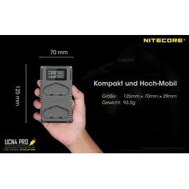 Nitecore Hückmann USB Ladegerät UCN4PRO UCN4 PRO