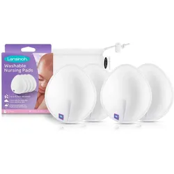 Lansinoh Breastfeeding Washable Nursing Pads Textil-Stilleinlagen 4 St.