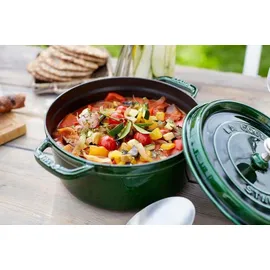 Staub Cocotte 26 cm rund basilikumgrün