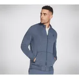SKECHERS THE HOODLESS HOODIE GOWALK EVERYWHERE Jacke Herren Dunkelblau 3XL