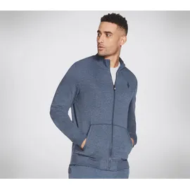 SKECHERS THE HOODLESS HOODIE GOWALK EVERYWHERE Jacke Herren Dunkelblau 3XL