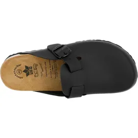LICO Bioline Clog Pantoletten Schwarz 42