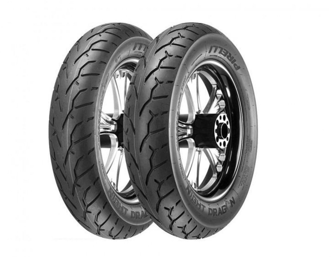 PIRELLI NIGHT DRAGON 100/90-19 TL 57H, Pneu moto Avant