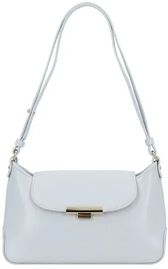 Lancaster Suave Evenly Schultertasche M Leder 26.5 cm  grau