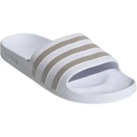 adidas Adilette Aqua Cloud White / Platinum Metallic / Cloud White 47