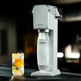 Sodastream Art white + Kunststoffflasche + CO2-Zylinder