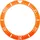 BOBROFF Orange Uhrenlünette für Herren