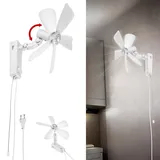 Sichler Haushaltsgeräte Wand-Ventilator mit Oszillation, Ø 43 cm, 20 Watt, Neigung einstellbar