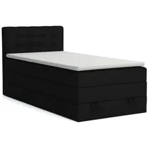 Deine Möbel 24 Boxspringbett 100 x 200 cm H3 Grau