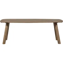 Woood Esstisch oval 180 x 74 x 100 cm kaschmirbraun