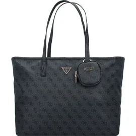 GUESS Shopper Power Play Large Tech Logo Coal Grau Damen
