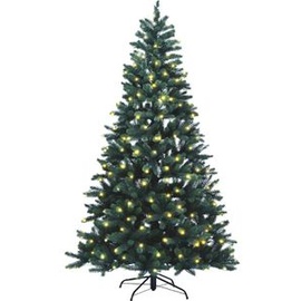Xenotec PE-BM210 Künstlicher Weihnachtsbaum Tanne LED Grün mit Ständer