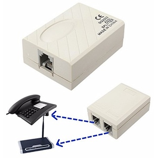 TuToy ADSL ADSL2 DSL Telefon Fax in line Splitter