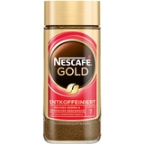 Nescafé GOLD Entkoffeiniert, löslicher Bohnenkaffee, Instant-Kaffee aus erlesenen Kaffeebohnen, vollmundig & aromatisch, koffeinfrei, 1er Pack (1 x 100g)