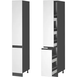 Vicco Apothekerschrank R-Line 30 x 57,2 x 206,8 cm Weiß