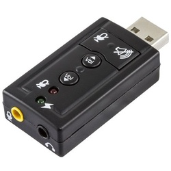 Deltaco USB Soundkarten 7.1 2x 3,5mm