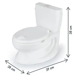Dolu WC Potty Kindertoilette mit Sound weiß