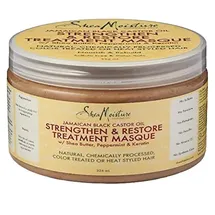 Shea Moisture Jamaican Black Castor Oil Strengthen & Restore Treatment Maske 355 ml