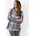 Flanellbluse mehrfarbig 44
