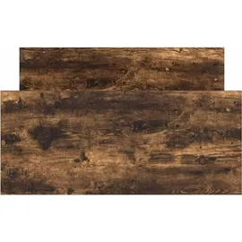 vidaXL Bettgestell ohne Matratze Räuchereiche 100x200 cm Holzwerkstoff