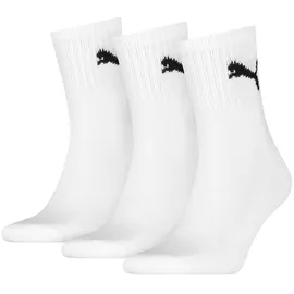 Puma Short Crew Tennissocken 6er Pack Weiß/Grau 43-46